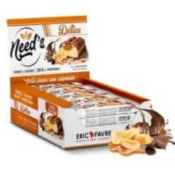 Barres Proteinées Délice Need's Choco-peanuts Display de 12 unités