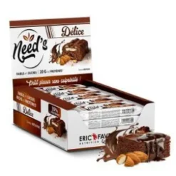Barres Proteinées Délice Need's Brownie Display de 12 unités