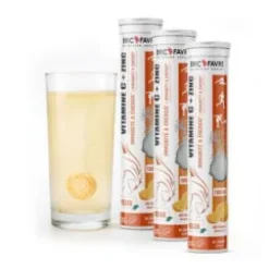 Cachet Effervescent Vitamine C + Zinc - Lot de 3 x 20 unités