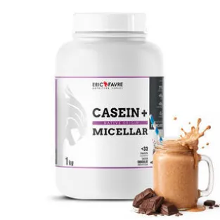 Casein + : 100% Caséine Micellaire pour Sportifs en Musculation