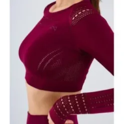 CROC TOP NINA NERVE ELEVATE VINO VELVET L