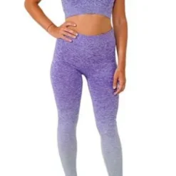 Legging Chiné Violet L