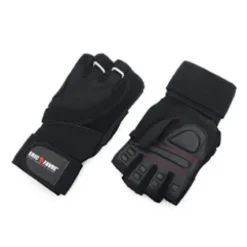 Mitaines de musculation - Poignet renforcé Noir L/XL