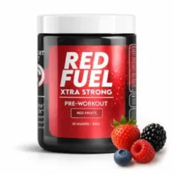 Pre-Workout Red Fuel Xtra Strong |Préparation Optimale pour Efforts Intenses Fruits rouges 300g