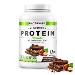 Protéines végétales tri-source, Protein Vegan Chocolat - Noisette 1,5kg