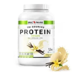 Protéines végétales tri-source, Protein Vegan Vanille 1,5kg