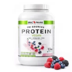 Protéines végétales tri-source, Protein Vegan Triple Berry 1,5kg