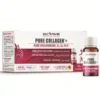Pure Collagen marin hydrolysé 4 000 mg + Acide hyaluronique Formule liquide Pêche - Citron