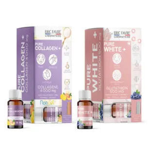 Pure White Glutathion + Pure Collagen+ : Duo intensif 10 jours