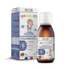 Sirop Calcium, Magnésium & Vitamines : Formule complète pour enfants de 6 mois à 12 ans