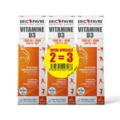Vitamine D3 - Lot de 3