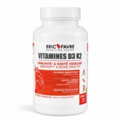 Vitamines D3 K2 - 120 gélules végétales A l'unité
